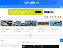 Tablet Screenshot of coaster101.com